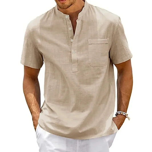 Velour Capri Linen Shirt